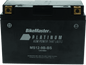 BikeMaster AGM Battery - MS12-9B-BS - Powersports Haven