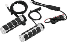 Load image into Gallery viewer, Kuryakyn Heated ISO Grips Throttle-By-Wire Chrome - Powersports Haven