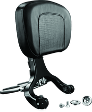 Load image into Gallery viewer, Kuryakyn Multi-Purpose Backrest Black &amp; Chrome - Powersports Haven