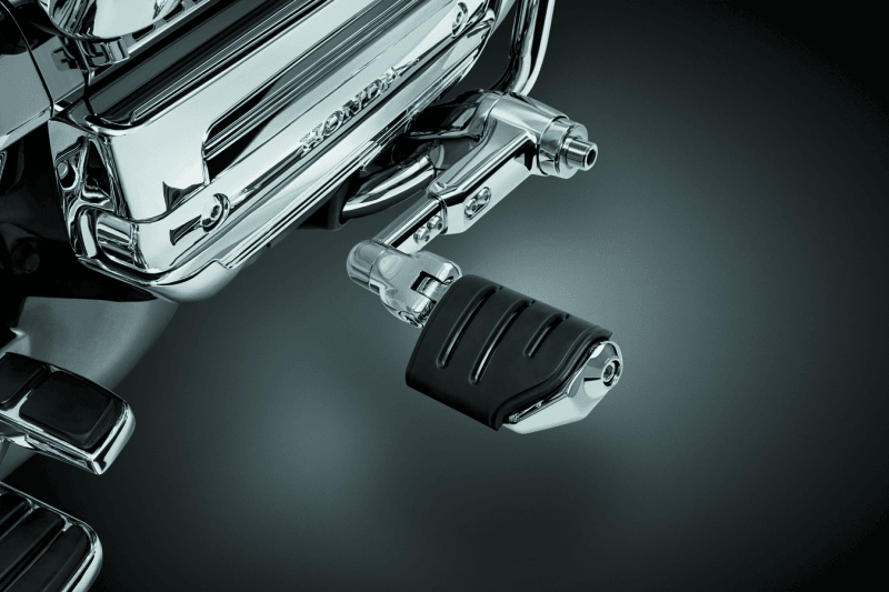 Kuryakyn Ergo III Adjustable Mount With Trident Dually ISO Pegs Chrome - Powersports Haven