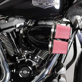 S&S Cycle 17-21 M8 Models Intake Runner Induction Kit - Gloss Black - Powersports Haven