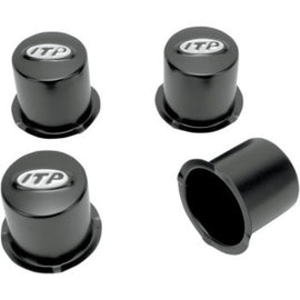 ITP Center Cap (Set of 4) - 4x110 - Black - Powersports Haven