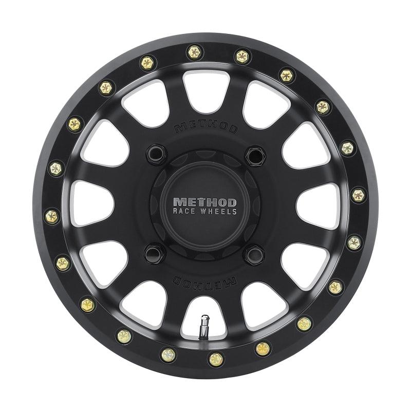 Method MR401 UTV Beadlock 15x6 / 5+1/53mm Offset / 4x156 / 132mm CB Matte Black Wheel - Powersports Haven