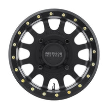 Load image into Gallery viewer, Method MR401 UTV Beadlock 15x6 / 5+1/53mm Offset / 4x136 / 106mm CB Matte Black Wheel - Powersports Haven