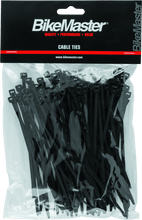 Load image into Gallery viewer, BikeMaster 5.5in Cable Ties (Pack of 100) - Black - Powersports Haven