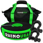 Rhino USA 30Ft Tow Strap/Shackles Combo - Powersports Haven