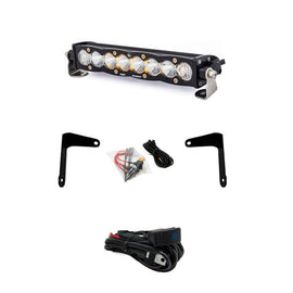 Baja Designs Can-Am X3 Shock Mount Kit w/10in S8 Light Bar Clear - Powersports Haven