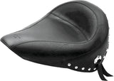 Mustang 84-06 Harley Standard Rear Tire Standard Touring Solo Seat w/Studs - Black