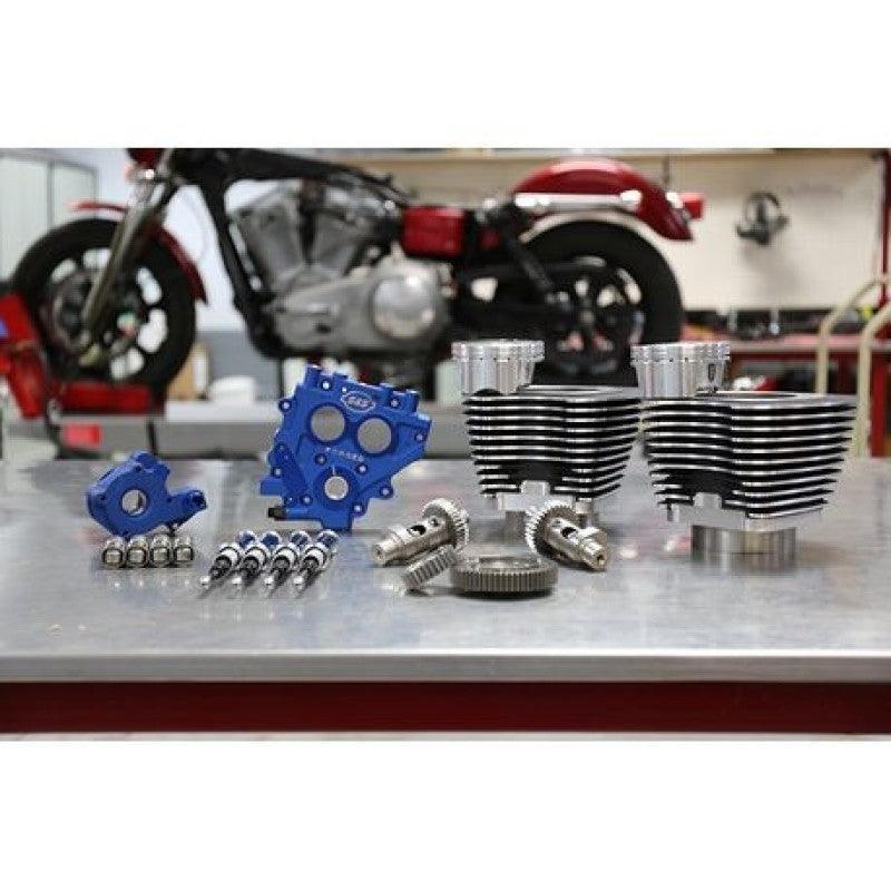S&S Cycle 99-06 BT 4in Bore Power Pack - Wrinkle Black - Powersports Haven