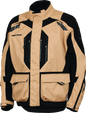First Gear Kathmandu Jacket 2.0 Sand/Black Lg - Powersports Haven