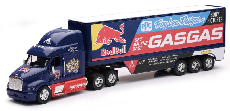 New Ray Toys Redbull TLD GASGAS Race Team Truck/ Scale - 1:32 - Powersports Haven
