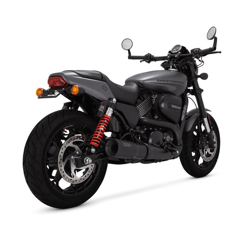 Vance & Hines Harley Davidson 17-20 Street Rod Slip-On Black Slip-On Exhaust - Powersports Haven