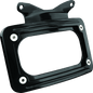 Kuryakyn Curved License Plate Mount Black - Powersports Haven