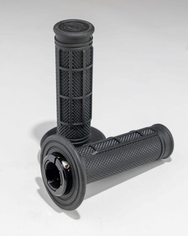 ProTaper Pro Series Clamp On 1/2 Waffle Black/Black - Powersports Haven