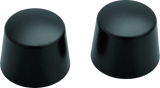 Kuryakyn Front Axle Nut Caps Satin Black