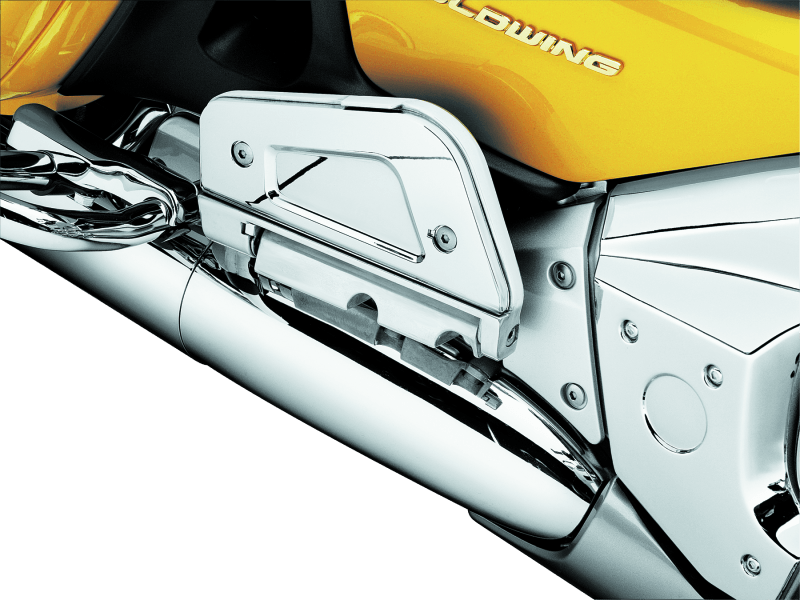 Kuryakyn Passenger Floorboard Cover 01-17 Honda GL1800 Chrome - Powersports Haven