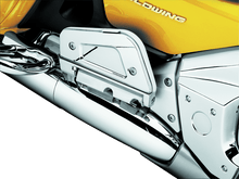 Load image into Gallery viewer, Kuryakyn Passenger Floorboard Cover 01-17 Honda GL1800 Chrome - Powersports Haven