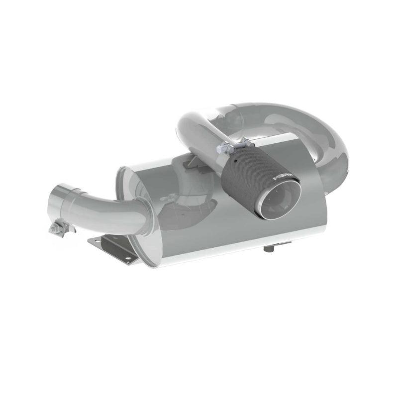 MBRP 18-19 Can-Am Maverick Sport 1000R Slip On Exhaust Center Exit - Performance Series - Powersports Haven