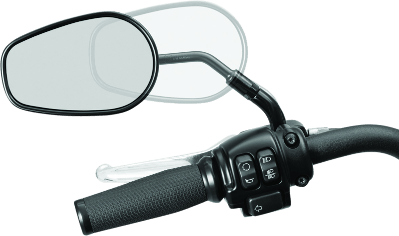 Kuryakyn Mirror Stem 3in Outward Extenders Black - Powersports Haven