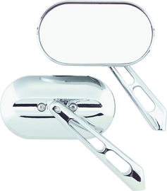 Kuryakyn Magnum Mirrors Small Flat Glass Chrome - Powersports Haven