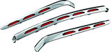 Kuryakyn L.E.D. Trunk Molding For 01-10 GL1800 Chrome Red Lens