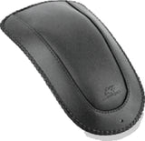 Mustang 05-17 Harley Deluxe(w/ Standard Rack) Wide Touring Solo Seat w/Driver Backrest - Black