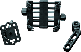 Kuryakyn Tech-Connect Perch Mount Standard Large Cradle Black - Powersports Haven