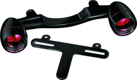 Kuryakyn Bullet Light Rear Turn Signal Bar Gloss Black - Powersports Haven