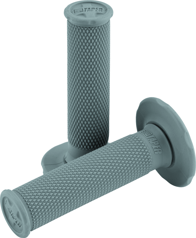 ProTaper Full Diamond Grips Soft - Light Gray - Powersports Haven