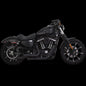 Vance & Hines HD Sportster 04-22 Mini Grenades Black PCX Full System Exhaust - Powersports Haven