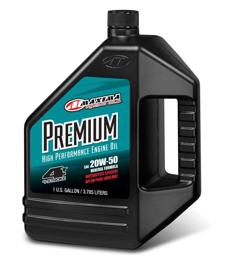 Maxima Premium 20W-50 - 128oz - Powersports Haven