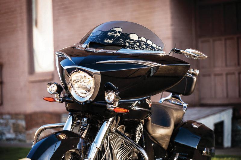 Kuryakyn Scythe Mirrors Chrome - Powersports Haven