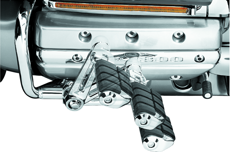 Kuryakyn Ergo II Dually ISO Pegs With Long Arms Chrome - Powersports Haven