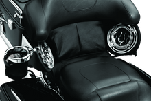 Load image into Gallery viewer, Kuryakyn Passenger Drink Holder With Basket 14-Up Touring Right Side Chrome - Powersports Haven