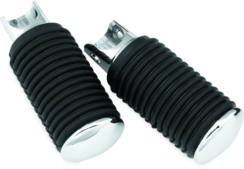 Bikers Choice 52-85 Chrome Cap Rider Pegs Female Mount Style Replaces H-D 50906-85T - Powersports Haven