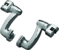 Kuryakyn Longhorn Offset Peg Mounts Chrome (Pair) - Powersports Haven
