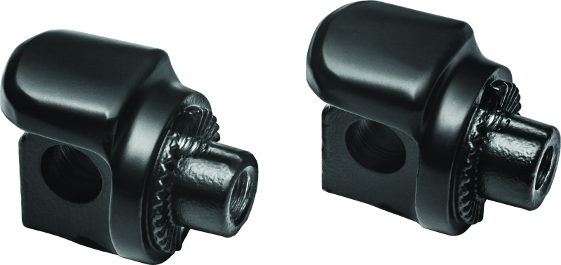 Kuryakyn Non-Pivot Splined Peg Adapter Harley-Davidson Models Black - Powersports Haven