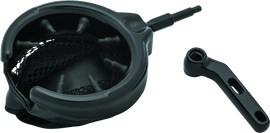 Kuryakyn Drink Holder With Basket Perch Mount Gloss Black - Powersports Haven