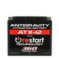 Antigravity YTX12 Lithium Battery w/Re-Start - Powersports Haven