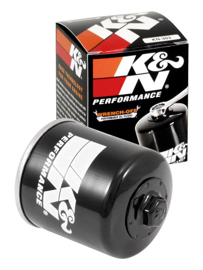 K&N Honda / Kawasaki / Yamaha / Polaris / Victory 2.688in OD x 3.344in H Oil Filter - Powersports Haven