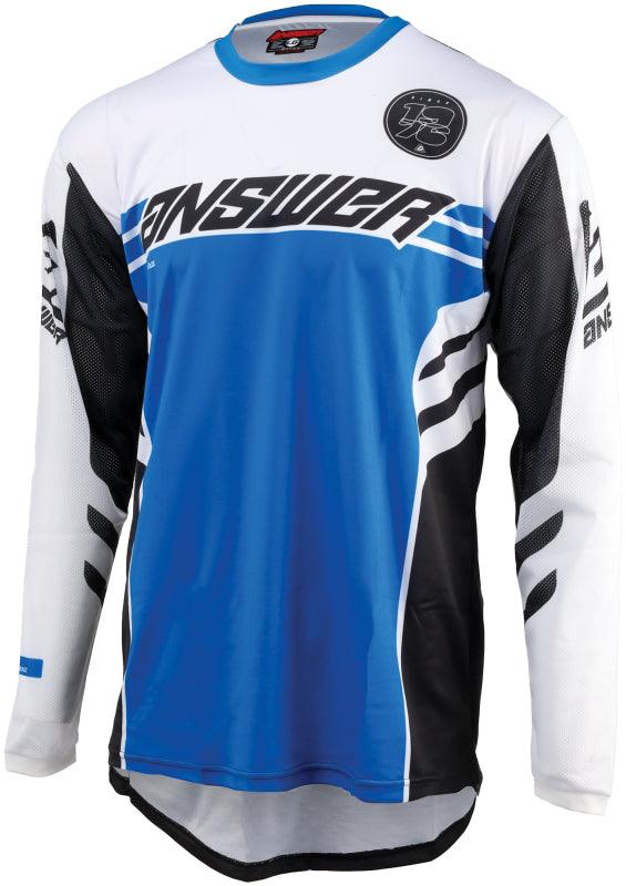 Answer 25 Arkon Nitrus Jersey Blue/Black/White - Medium - Powersports Haven