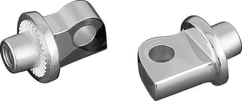 Kuryakyn Splined Male Mount Adapter Chrome - Powersports Haven