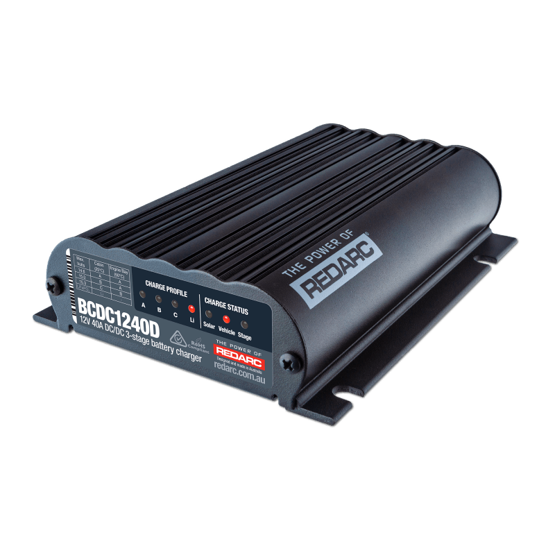 REDARC DC/DC Dual Input In-Vehicle Battery Charger - 12V 40A - Powersports Haven