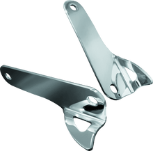 Load image into Gallery viewer, Kuryakyn Teardrop Tie Down Brackets 00-13 Touring Models Chrome - Powersports Haven