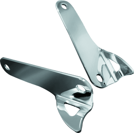 Kuryakyn Teardrop Tie Down Brackets 00-13 Touring Models Chrome - Powersports Haven