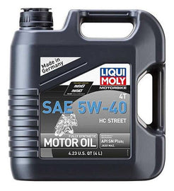 LIQUI MOLY 4L Motorbike 4T SAE 5W40 HC Street - Powersports Haven