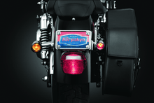 Load image into Gallery viewer, Kuryakyn License Plate Turn Signal &amp; Marker Light Mount Chrome - Powersports Haven