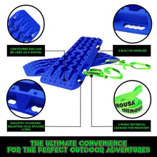 Load image into Gallery viewer, Rhino USA Recovery Traction Boards - Blue (Pair) - Powersports Haven