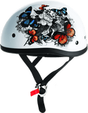 Skid Lids White Rose Original Helmet- Medium