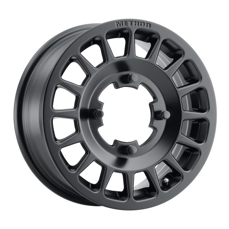 Method MR407 Bead Grip 15x6 / 5+1/51mm Offset / 5x4.5 / 77mm CB Matte Black Wheel - Powersports Haven